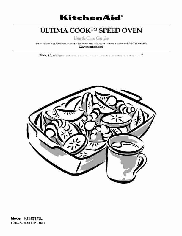 KitchenAid Microwave Oven COOK SPEED OVEN-page_pdf